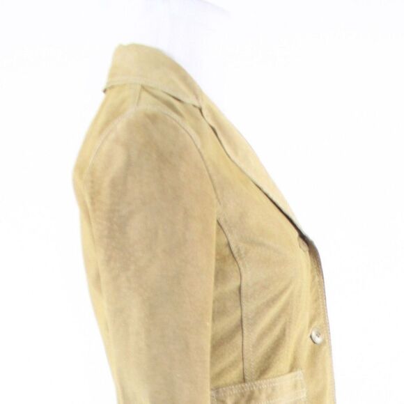 Kenneth Cole beige suede jacket XS - Picture 6 of 8